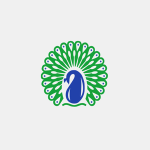Peacock square